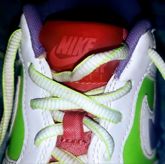 NIKE AIR FORCE 1 6.5Y = WOMEN'S 7.5-8 SPACE PURPLE - Picture 12 of 14